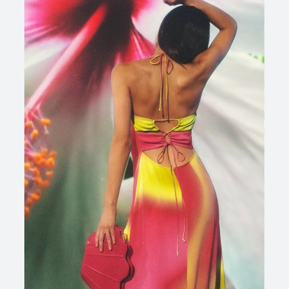 The Wolf Gang Makena Ombré Maxi Dress Size M - Picture 4 of 11